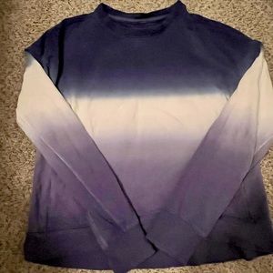 Ombre sweat-shirt with pockets